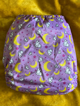 Load image into Gallery viewer, Little Bunny Tails - The BIGGER Bunny - Larger One Size Pocket Diaper - Sailor Bunnies