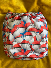 Load image into Gallery viewer, Little Bunny Tails - The BIGGER Bunny - Larger One Size Pocket Diaper - Pokeballs