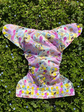 Load image into Gallery viewer, Little Bunny Tails - The BIGGER Bunny - Larger One Size Pocket Diaper - The Busy Bunny ~ Jellyfishing