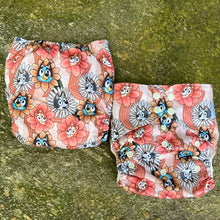 Load image into Gallery viewer, Little Bunny Tails - The BIGGER Bunny - Larger One Size Pocket Diaper - Groovy Bluey