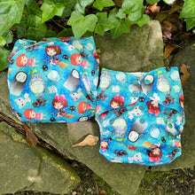 Load image into Gallery viewer, Little Bunny Tails - The BIGGER Bunny - Larger One Size Pocket Diaper - Ghibli Characters