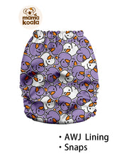 Load image into Gallery viewer, Mama Koala - 2.0 - March 2023 - LBT Exclusive - Purple Delightful Duckies - I Don&#39;t Care What The Bum Looks Like - AWJ Inner