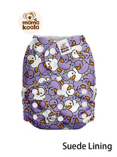 Load image into Gallery viewer, Mama Koala - 2.0 - March 2023 - LBT Exclusive - Purple Delightful Duckies - I Don&#39;t Care What The Bum Looks Like - Suede Inner
