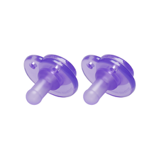 Load image into Gallery viewer, Nookums Paci-Plushies Replacement Pacifier - Purple 2 Pack