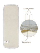 Load image into Gallery viewer, Mama Koala - Insert - 6-Layer Bamboo Hemp (Without Snaps)