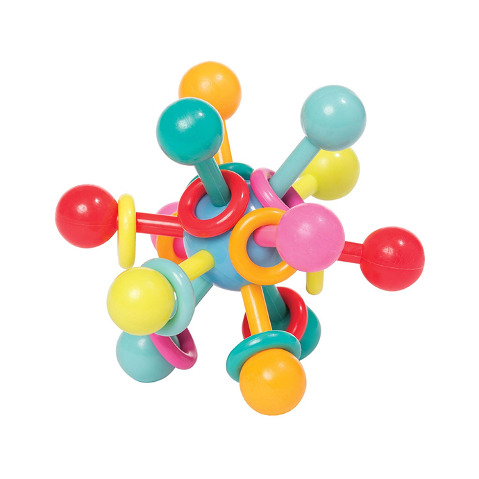 Manhattan Toy - Atom Rattle & Teether Grasping Activity Toy
