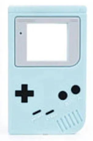 Baby Boos Teethers - Gameboy Silicone Teether - Blue