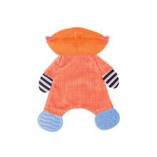 Load image into Gallery viewer, Manhattan Toy - Teether Fox Soft Snuggle Blankie Toy