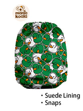 Load image into Gallery viewer, Mama Koala - 2.0 - August 2022 - LBT Exclusive - Green Delightful Duckies - I Don&#39;t Care What The Bum Looks Like - Suede Inner