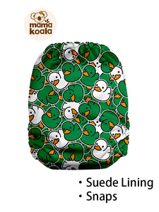 Mama Koala - 2.0 - August 2022 - LBT Exclusive - Green Delightful Duckies - I Don't Care What The Bum Looks Like - Suede Inner