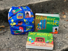 Load image into Gallery viewer, Little Bunny Tails - The Basic Bunny - One Size Pocket Diaper - Goodnight Moon