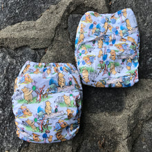 Load image into Gallery viewer, Little Bunny Tails - The Basic Bunny - One Size Pocket Diaper - Pooh (Discounted For Print Defect!) ~ FINAL SALE