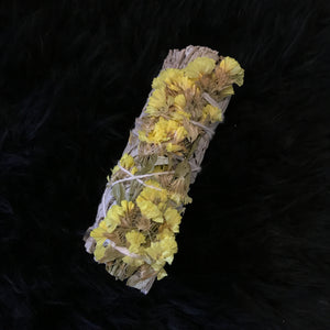 Smudge Sticks By Picki Nicki - White Sage With Yellow Flowers