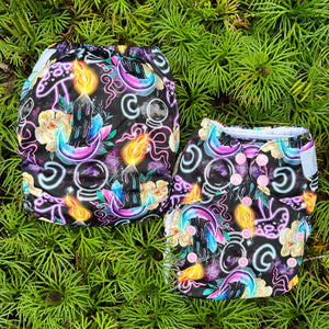 Little Bunny Tails - The Basic Bunny - One Size Pocket Diaper - Mystical Vibes