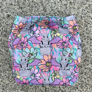 Little Bunny Tails - The BIGGER Bunny - Larger One Size Pocket Diaper - Batty Bunny