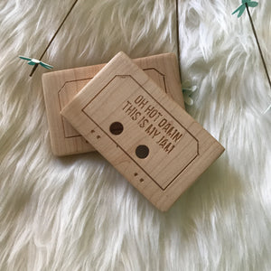 Wood Teether by Clover + Birch - Mix Tape