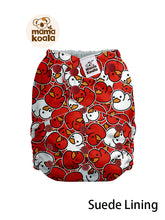 Load image into Gallery viewer, Mama Koala - 2.0 - March 2022 - LBT Exclusive - Red Delightful Duckies - I Don&#39;t Care What The Bum Looks Like - Suede Inner