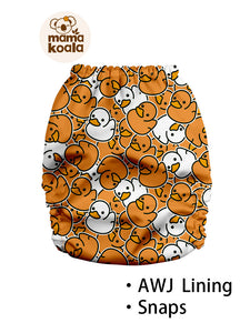 Mama Koala - 2.0 - June 2022 - LBT Exclusive - Orange Delightful Duckies - I Don't Care What The Bum Looks Like - AWJ Inner