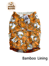 Load image into Gallery viewer, Mama Koala - 2.0 - June 2022 - LBT Exclusive - Orange Delightful Duckies - I Don&#39;t Care What The Bum Looks Like - Bamboo Inner