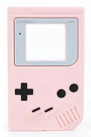 Baby Boos Teethers - Gameboy Silicone Teether - Pink