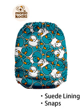 Load image into Gallery viewer, Mama Koala - 2.0 - October 2022 - LBT Exclusive - Teal Delightful Duckies - I Don&#39;t Care What The Bum Looks Like - Suede Inner