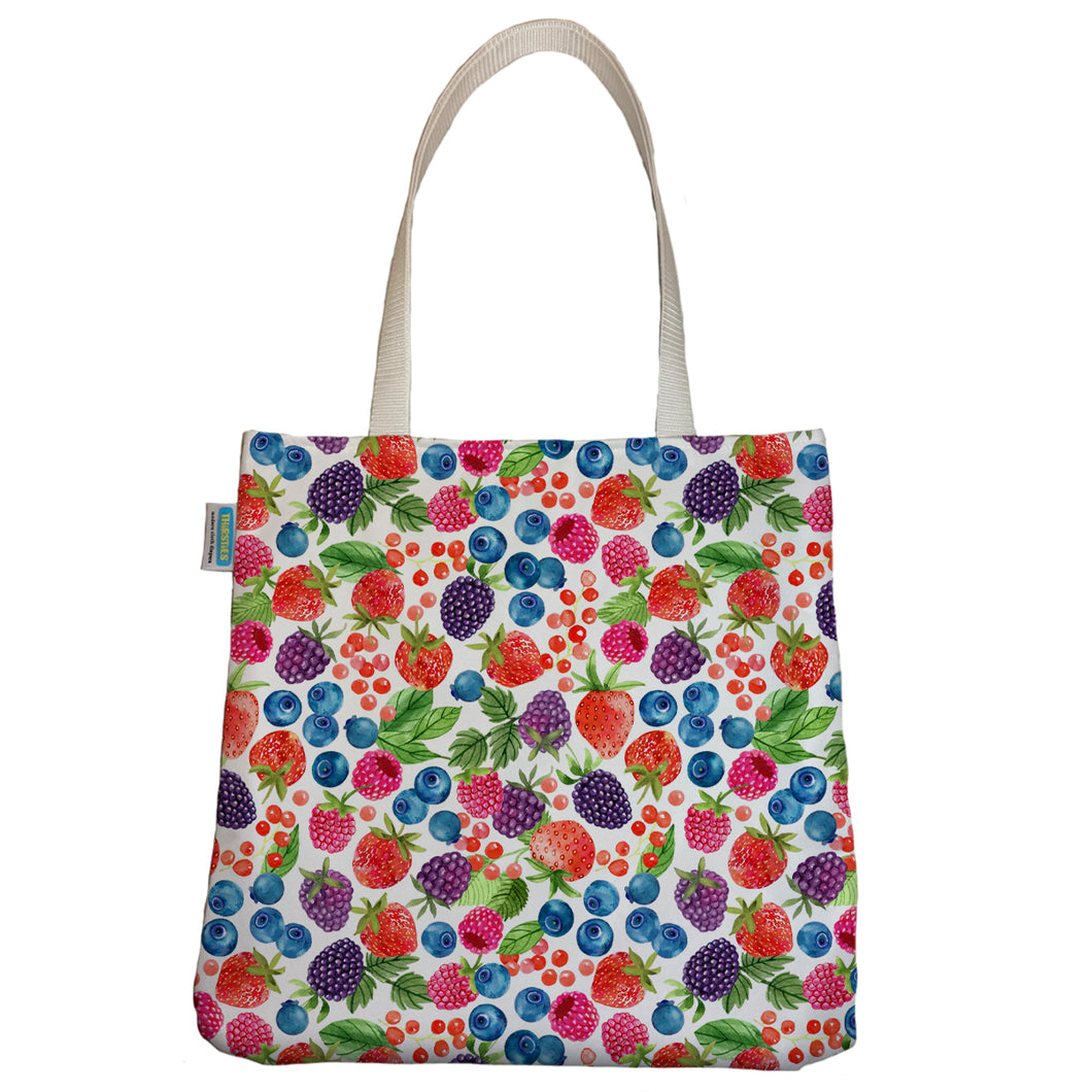Thirsties - Simple Tote Bag - Berry Patch