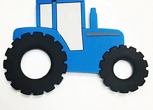 Baby Boos Teether - Tractor